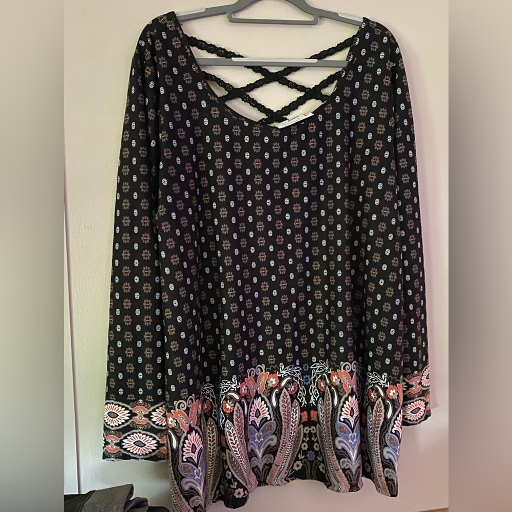 Maurices NWT Plus Size Long Sleeve Blouse